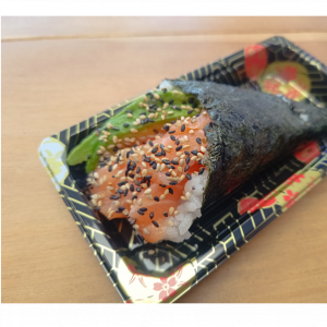 453. Salmon & Avocado Temaki - 1 Cone