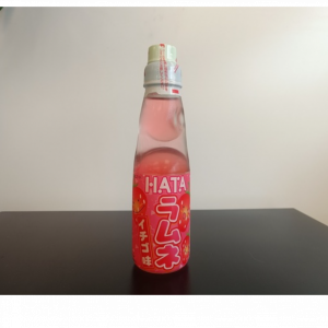 Sparkling Strawberry Ramune Soft Drink