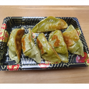 162. Vegetable Gyoza With Spinach Pastry