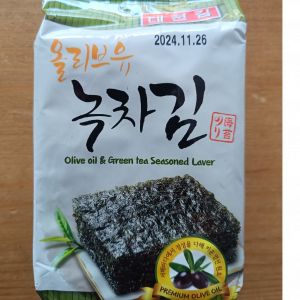 Olive Oil & Green Tea Seaweed Snack 4g