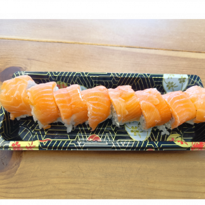 Double Salmon & Philadelphia  Sushi Roll - 8 Pieces