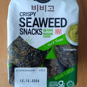 Crispy Seaweed Snack Wasabi 5g