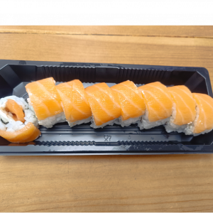 Double Salmon & Philadelphia  Sushi Roll - 8 Pieces