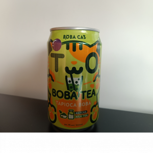 Boba Cat Matcha Boba Milk Tea