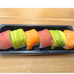 632. Rainbow Roll - 6 Pieces