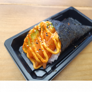 455. Salmon & Avocado Spicy Temaki - 1 Cone