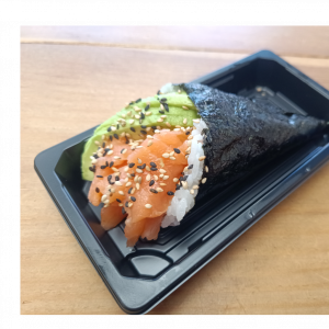 453. Salmon & Avocado Temaki - 1 Cone