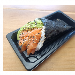 454. Salmon & Avocado Philadelphia Temaki -1 Cone