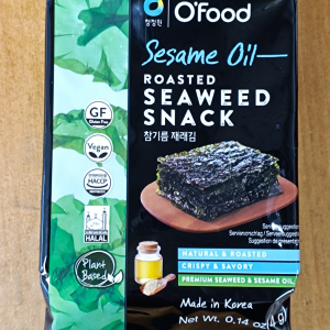 Sesame Oil Seaweed Seasoned Snacks 4g