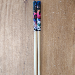 1 Pair - Bamboo Printed Chopsticks