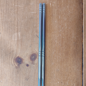 1 Pair - Stainless Steel Chopsticks